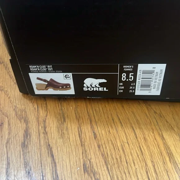 NIB SOREL ROAM’N CLOG™ RVT Women's Clog - Redwood, Redwood - Picture 6 of 6